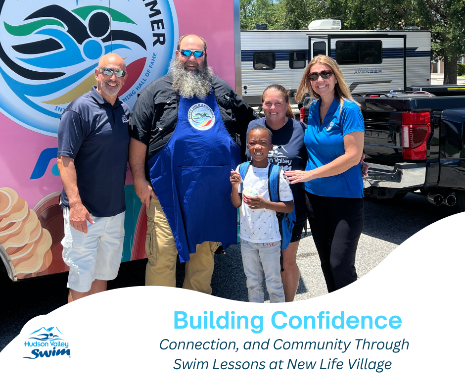 community swim lessons at New Life Village