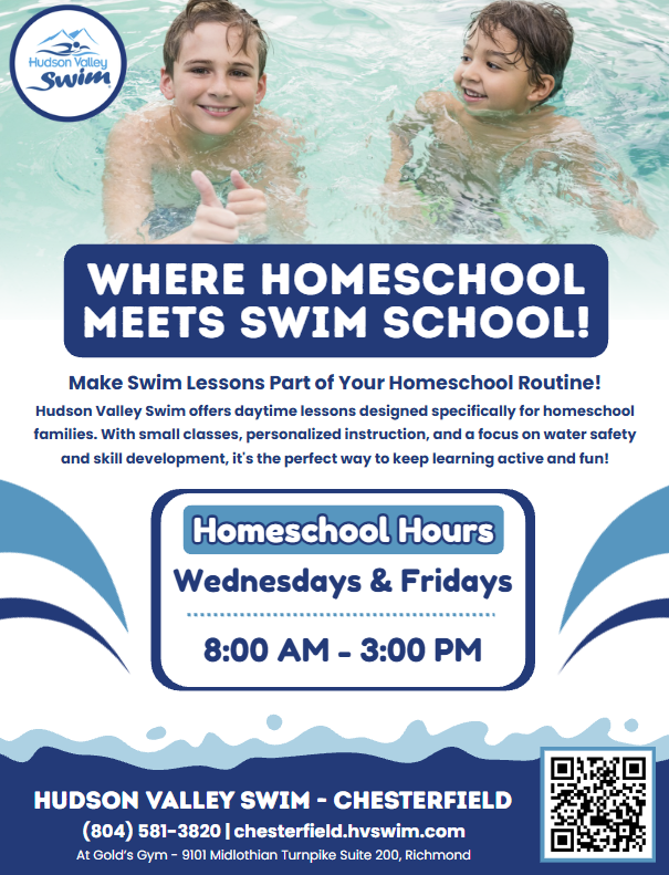 hudson valley swim richmond west offers swim lessons for homeschool students in the richmond virginia area