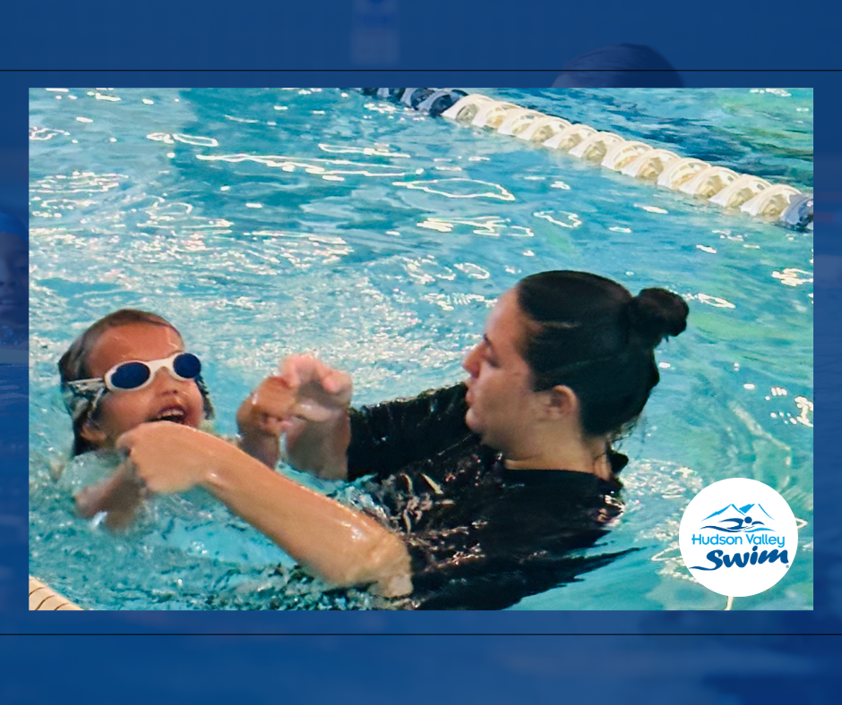 hudson valley swim dunedin teaching a young kid how to swim