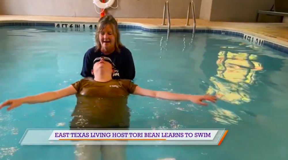 Recently, KETK&rsquo;s East Texas Living host Tori Bean visited Hudson Valley Swim Tyler, TX to learn how to swim on camera.