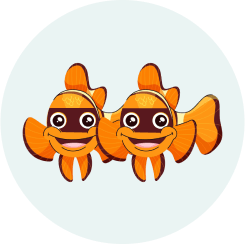 Semi-Private Lessons - Clown Fish Icon