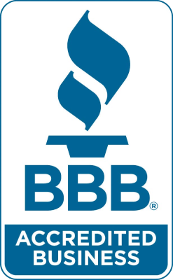 Better Business Bureau accredited business badge